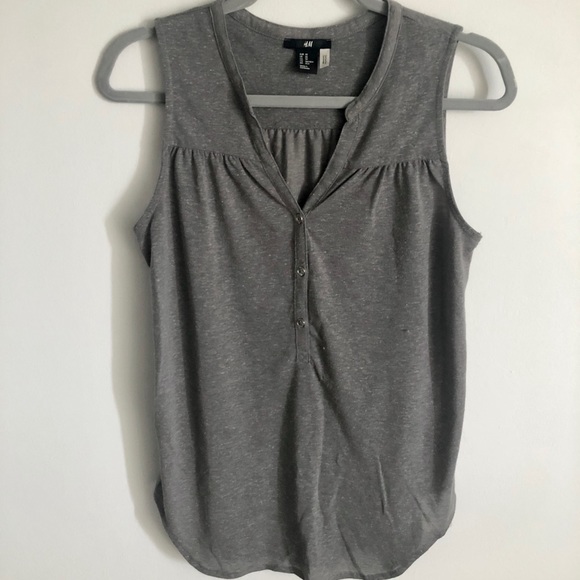 Linen Blend Tank - Picture 1 of 4